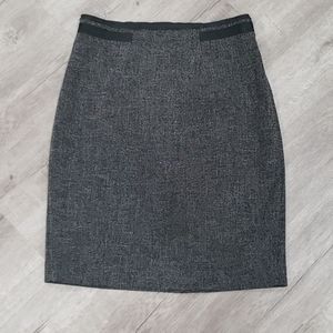 The Limited Dark Gray Pencil Skirt